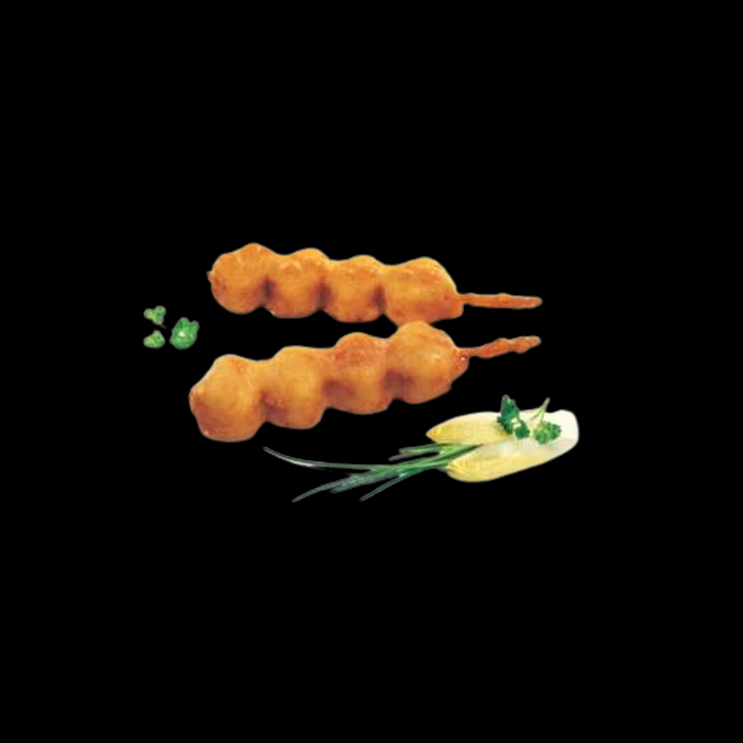 La brochette cabillaud