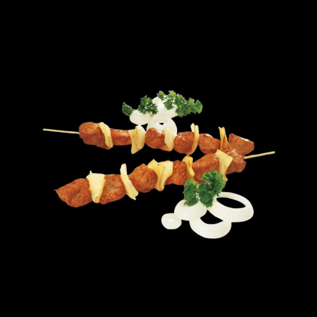 La brochette oignons